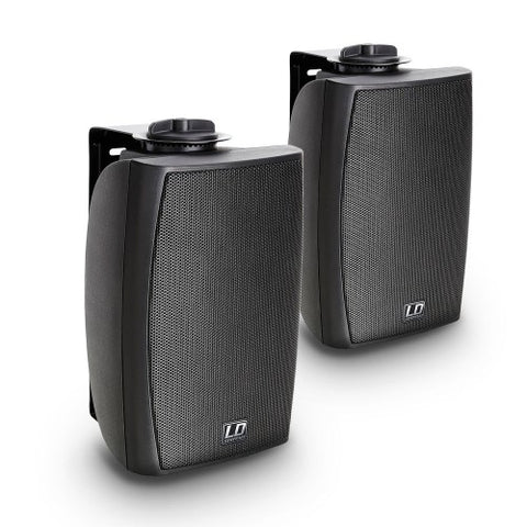 LD Systems (LDCWMS42B100V) CWMS 42 B 100 V, 4" 2-way wall mount speaker 100 V black (pair)