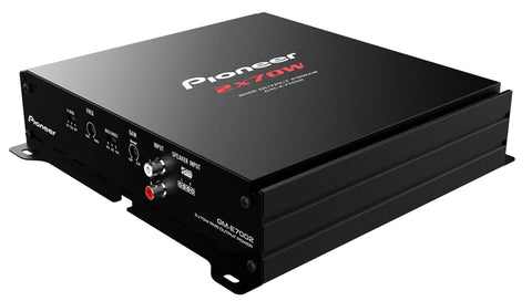 Pioneer GM-E7002 versatile 2-channel Class AB car amplifier