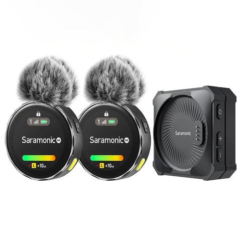 Boya Saramonic BLINKME B2 2.4 GHz Wireless Smart Microphone with Touchscreen