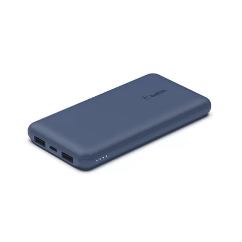 BELKIN BoostCharge USB-C Power Bank 10,000mAh, 15W, Blue (BPB011btBL)