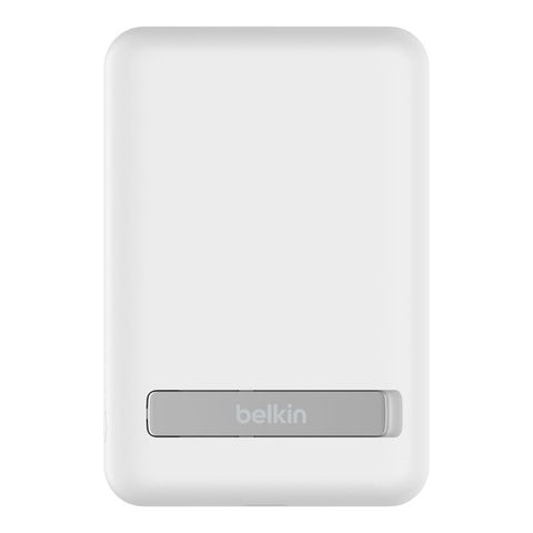 Belkin BoostCharge Magnetic Wireless Power Bank with Stand (White)
