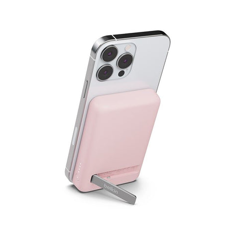 Belkin BoostCharge Magnetic Wireless Power Bank with Stand (Pink)