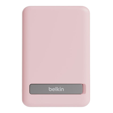 Belkin BoostCharge Magnetic Wireless Power Bank with Stand (Pink)