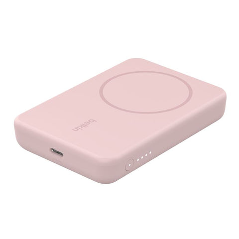 Belkin BoostCharge Magnetic Wireless Power Bank with Stand (Pink)