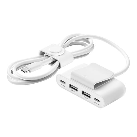 Belkin 4-Port USB Power Extender with 2m Extension Cellularphone Cable 30W Charger