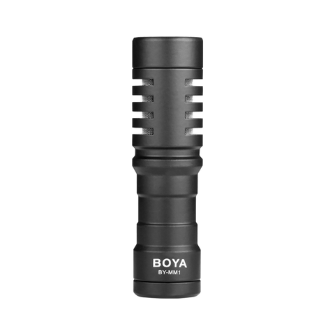 Boya BY-MM1  Super-Cardioid Shotgun Microphone with Real Time Monitoring Compatible Audio Recording
