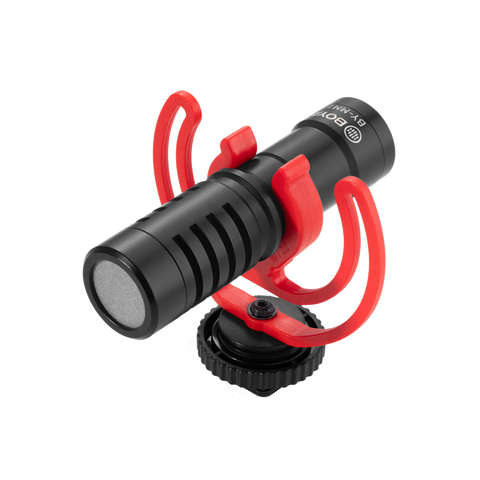 Boya BY-MM1  Super-Cardioid Shotgun Microphone with Real Time Monitoring Compatible Audio Recording