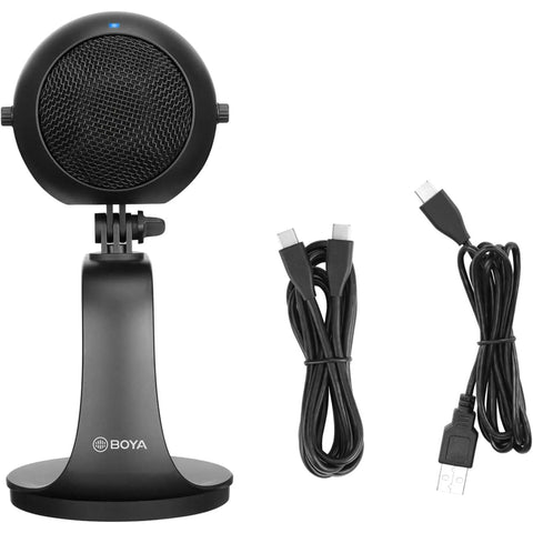 BOYA BY-PM300 USB Microphone for Podcasting Gaming, Zoom Calls & Vocal Recording