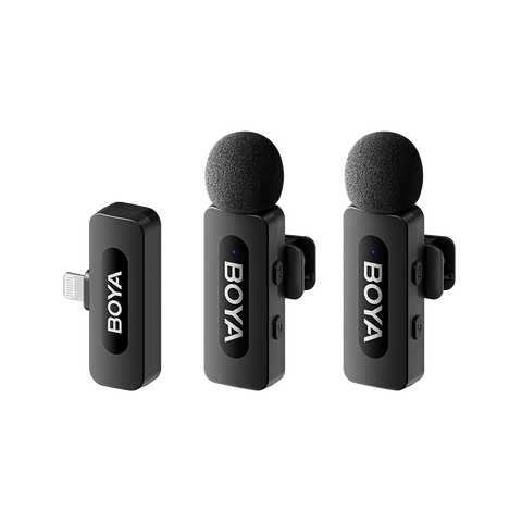 BOYA BY-V2 (2.0) Ultracompact 2-Person Wireless Microphone System