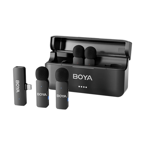 BOYA BY-V4U Ultracompact 4-Person Wireless Microphone