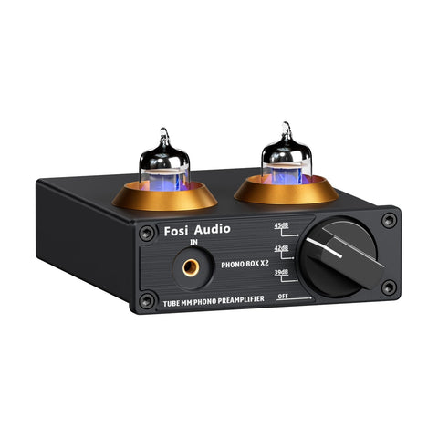 Fosi Audio Box X2-12V MM Turntable Phono Preamplifier