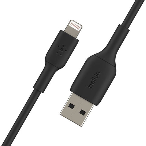 Belkin Boost Charge Lightning to USB-A Cable 6.6 Feet  (2 meters) – Black