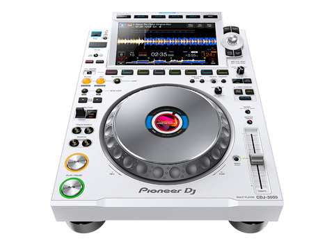 Pioneer CDJ-3000 Professional DJ Multi Player (Black & White)