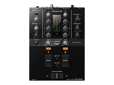 Pioneer DJM-250MK2 2-channel DJ mixer with independent channel filter