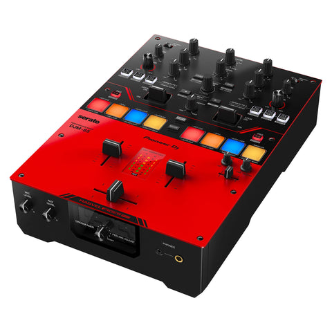 Pioneer DJM-S5 Scratch-style 2-channel DJ mixer (gloss red)