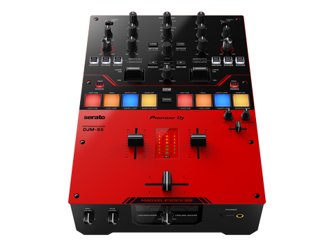 Pioneer DJM-S5 Scratch-style 2-Channel DJ Mixer (Gloss Red)