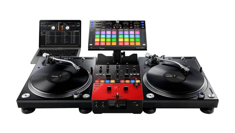 Pioneer DJM-S5 Scratch-style 2-channel DJ mixer (gloss red)