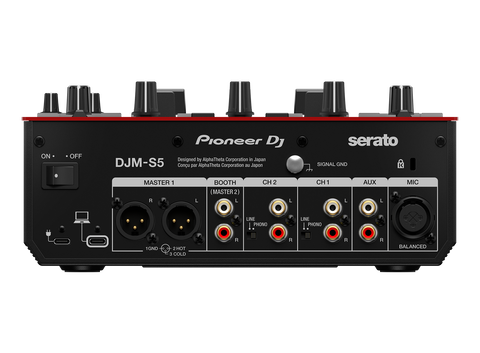 Pioneer DJM-S5 Scratch-style 2-Channel DJ Mixer (Gloss Red)