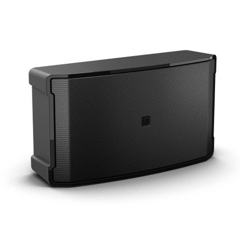 LD Systems (DQOR SUB 8) A Powered Installation Subwoofer with integrated satellite amplification, black
