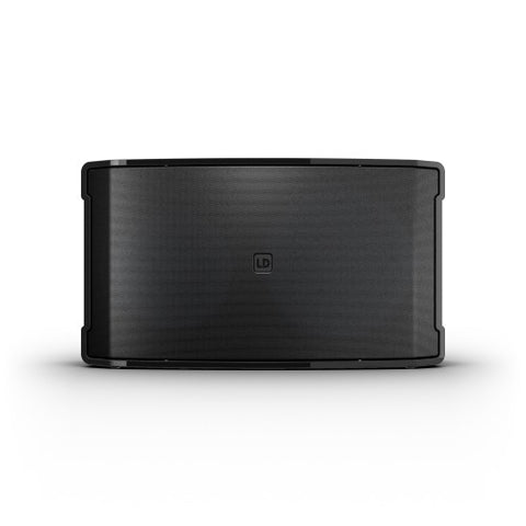 LD Systems (DQOR SUB 8) A Powered Installation Subwoofer with integrated satellite amplification, black