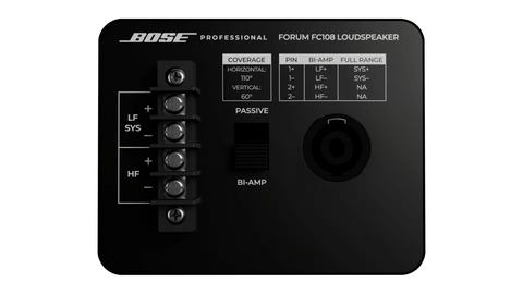 Bose Professional Forum FC108 Full-Range 2-Way Coaxial Point-Source Loudspeaker