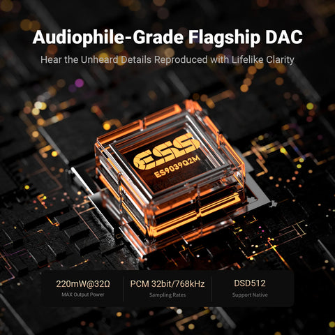 Fosi Audio DS3 Portable USB DAC & Headphone Amplifier