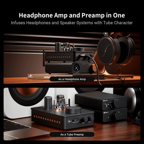 Fosi Audio GR70 Tube Headphone Amplifier & Preamplifier