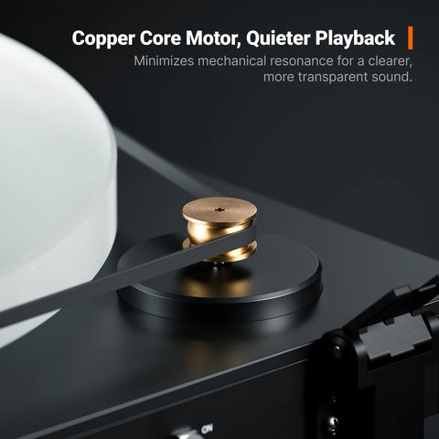 Fosi Audio Luna3 Hi-Fi Belt-Drive Turntable