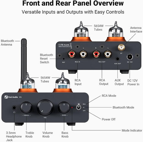 Fosi Audio P3 Tube Preamplifier