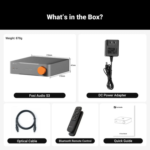 Fosi Audio S3 Balanced HiFi Network Music Streamer