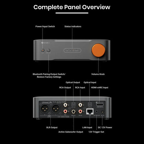Fosi Audio S3 Balanced HiFi Network Music Streamer