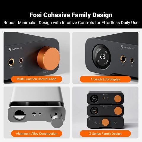 Fosi Audio ZH3 Desktop DAC Headphone Amplifier & Preamplifier