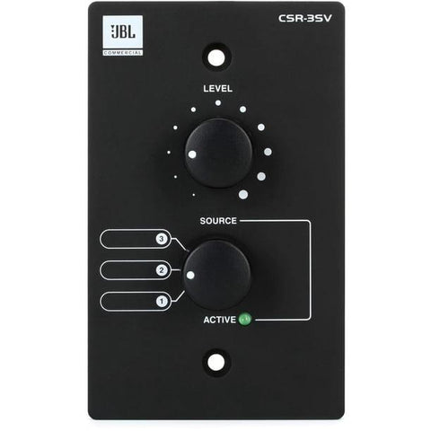 JBL CSR-3SV 3-Zone Wall Controller