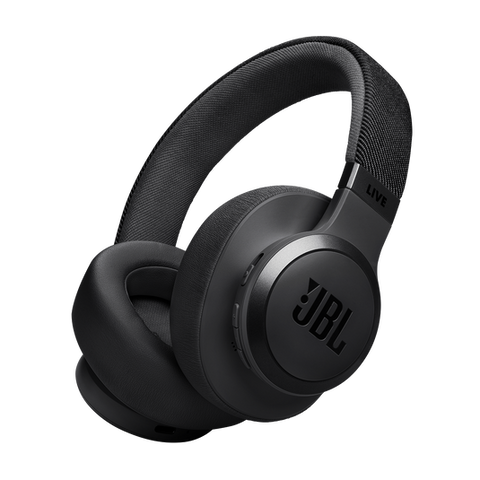 JBL Live 770NC Wireless Headphone with True Adaptive Noise Cancelling, Active Noise Cancelling, Built in Microphone, JBL Headphones App (Black)