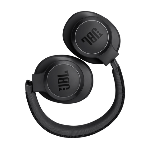 JBL Live 770NC Wireless Headphone with True Adaptive Noise Cancelling, Active Noise Cancelling, Built in Microphone, JBL Headphones App (Black)
