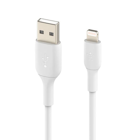 Belkin Boost Charge Lightning to USB-A Cable 3.3 Feet (1 Meter) - White