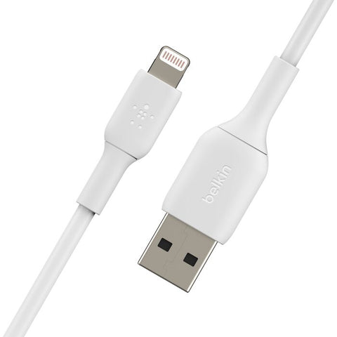 Belkin Boost Charge Lightning to USB-A Cable 3.3 Feet (1 Meter) - White