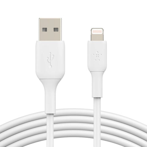 Belkin Boost Charge Lightning to USB-A Cable 3.3 Feet (1 Meter) - White