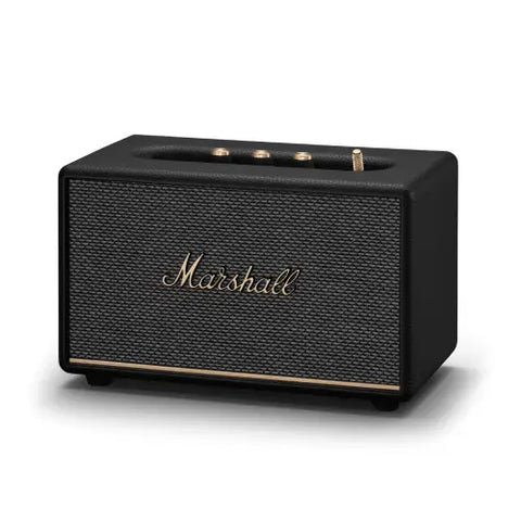 Marshall Acton III Wired Connectivity Stereo Home Speakers with Bluetooth 5.2 & RCA or 3.5mm Input – Black