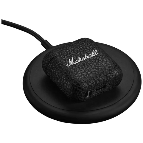 Marshall Minor IV  Earbuds with 12 mm Drivers, IPX4 in Earbuds, Wireless Playtime (Black)
