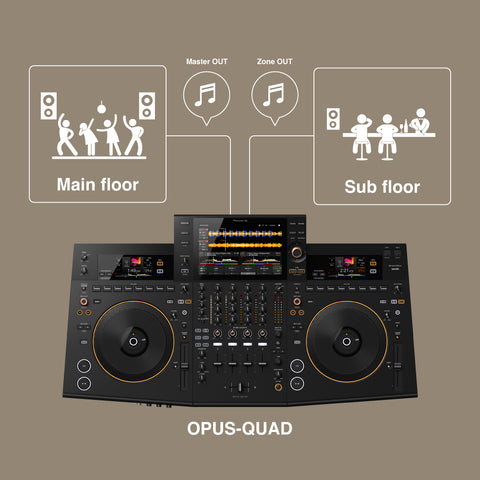 Pioneer OPUS-QUAD Professional all-in-one DJ system - black