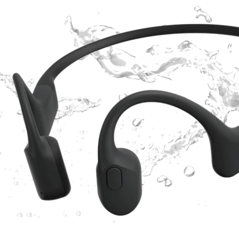 SHOKZ OPENRUN Bone Conduction Sports Headphones, Black