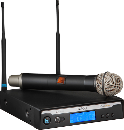 Electro-Voice R300-HD Handheld system with PL22 Dynamic Microphone