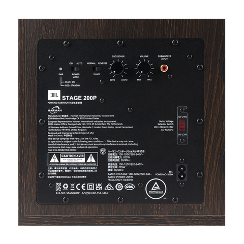 JBL Stage 200P 10-inch (250mm) 300W Powered Subwoofer