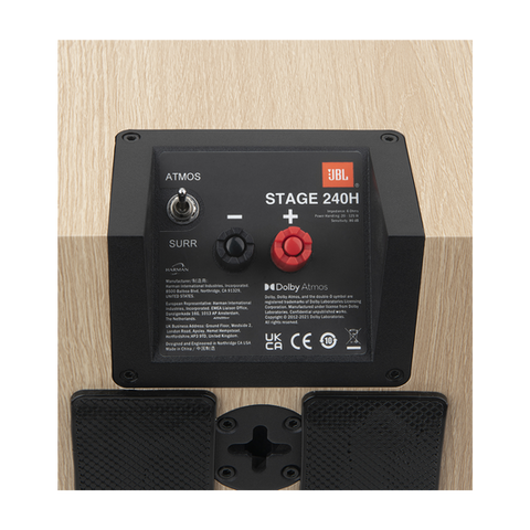 JBL Stage 240H 2-Way 4.5-inch (114mm) Dolby Atmos® Surround Sound Loudspeaker - (Pair)