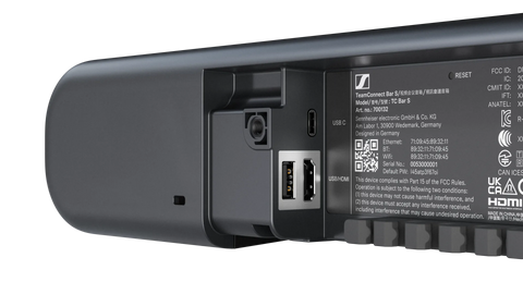 Sennheiser  TEAMCONNECT BAR S All-in-One Video Conferencing Bar
