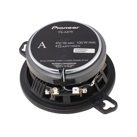 Pioneer TS-A879 is a 3.5-inch, 2-way coaxial car speaker