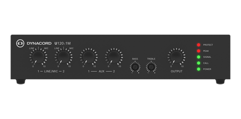 Dynacord U120:1M 120W, 1 Channel Mixer Amplifier