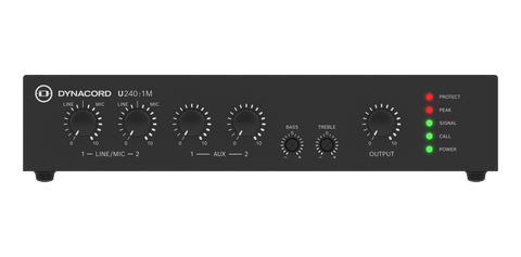 Dynacord U240:1M-EU  240W, 1 Channel Mixer Amplifier