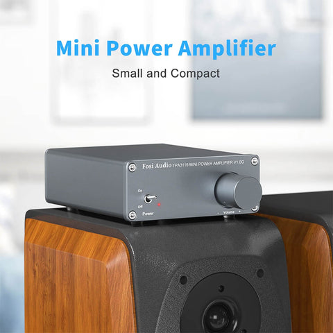 Fosi Audio V1.0G-19V 2.0 Channel Mini Stereo Audio Amplifier